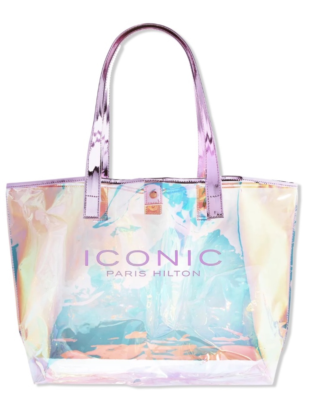 Paris Hilton Pink Iconic EDP Mini 7.5ml With Large Tote Bag BRAND NEW IN BOX - Picture 3 of 4